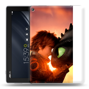 Силиконовый чехол на ASUS ZenPad 10 Z301ML с принтом Как приручить дракона Силиконовый чехол на ASUS ZenPad 10 Z301ML с принтом Как приручить дракона