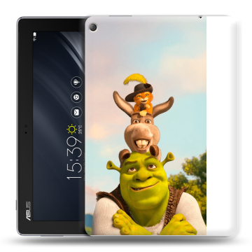 Силиконовый чехол на ASUS ZenPad 10 Z301ML с принтом Шрек Shrek