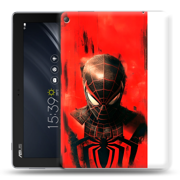 Силиконовый чехол на ASUS ZenPad 10 Z301ML с принтом человек паук spiderman