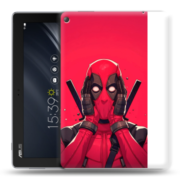 Силиконовый чехол на ASUS ZenPad 10 Z301ML с принтом Дедпул Deadpool Силиконовый чехол на ASUS ZenPad 10 Z301ML с принтом Дедпул Deadpool