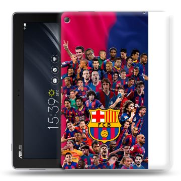 Силиконовый чехол на ASUS ZenPad 10 Z301ML с принтом Барселона Barcelona