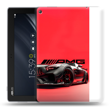 Силиконовый чехол на ASUS ZenPad 10 Z301ML с принтом Мерседес Mercedes AMG