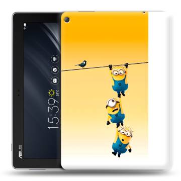 Силиконовый чехол на ASUS ZenPad 10 Z301ML с принтом Миньоны