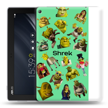 Силиконовый чехол на ASUS ZenPad 10 Z301ML с принтом Шрек Shrek