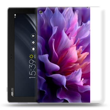 Силиконовый чехол на ASUS ZenPad 10 Z301ML с принтом женский цветы