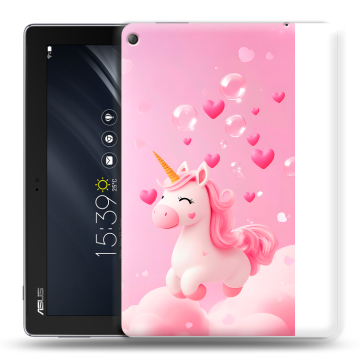 Силиконовый чехол на ASUS ZenPad 10 Z301ML с принтом Единорог
