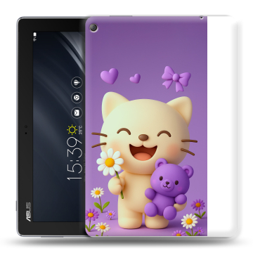 Силиконовый чехол на ASUS ZenPad 10 Z301ML с принтом для девочек