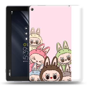 Силиконовый чехол на ASUS ZenPad 10 Z301ML с принтом Лабубу