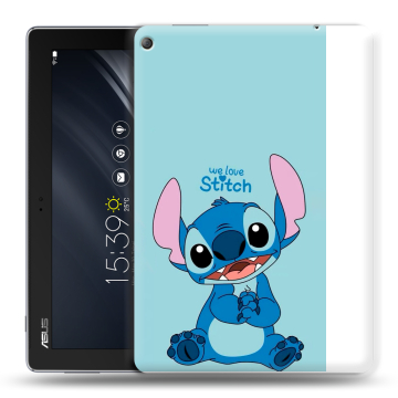 Силиконовый чехол на ASUS ZenPad 10 Z301ML с принтом Лило и Стич
