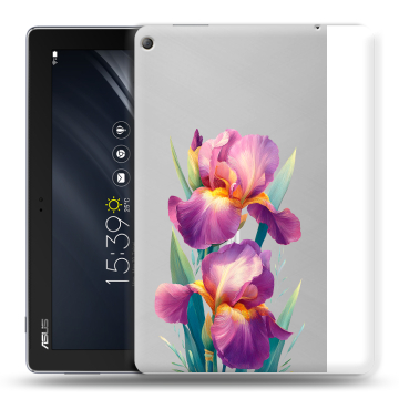 Силиконовый чехол на ASUS ZenPad 10 Z301ML с принтом Цветы орхидеи