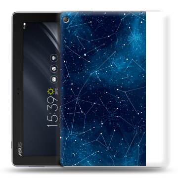 Силиконовый чехол на ASUS ZenPad 10 Z301ML с принтом Космос звезды