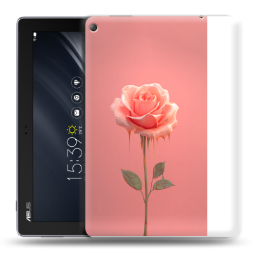 Силиконовый чехол на ASUS ZenPad 10 Z301ML с принтом Розовая роза