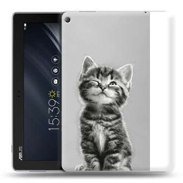 Силиконовый чехол на ASUS ZenPad 10 Z301ML с принтом Котенок