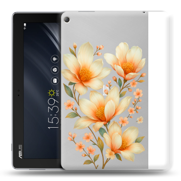 Силиконовый чехол на ASUS ZenPad 10 Z301ML с принтом Цветы