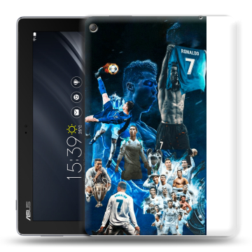 Силиконовый чехол на ASUS ZenPad 10 Z301ML с принтом Реал Роналдо