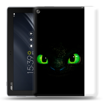 Силиконовый чехол на ASUS ZenPad 10 Z301ML с принтом Как приручить дракона