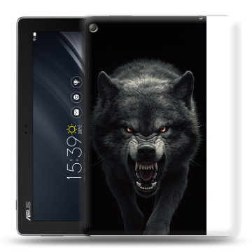 Силиконовый чехол на ASUS ZenPad 10 Z301ML с принтом Волк