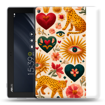 Силиконовый чехол на ASUS ZenPad 10 Z301ML с принтом Модный принт