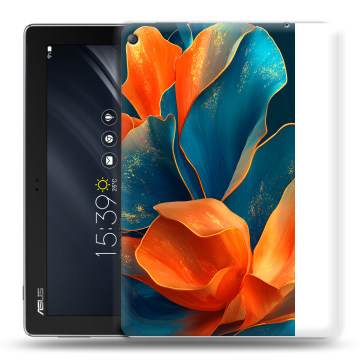 Силиконовый чехол на ASUS ZenPad 10 Z301ML с принтом Цветы