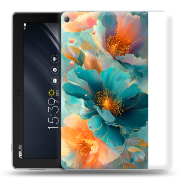 Силиконовый чехол на ASUS ZenPad 10 Z301ML с принтом Цветы