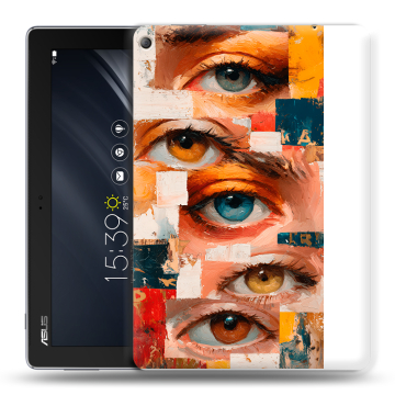 Силиконовый чехол на ASUS ZenPad 10 Z301ML с принтом Модный принт