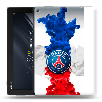 Силиконовый чехол на ASUS ZenPad 10 Z301ML с принтом PSG ПСЖ