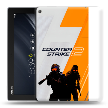 Силиконовый чехол на ASUS ZenPad 10 Z301ML с принтом Counter Strike