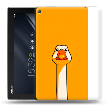 Силиконовый чехол на ASUS ZenPad 10 Z301ML с принтом Смешная утка