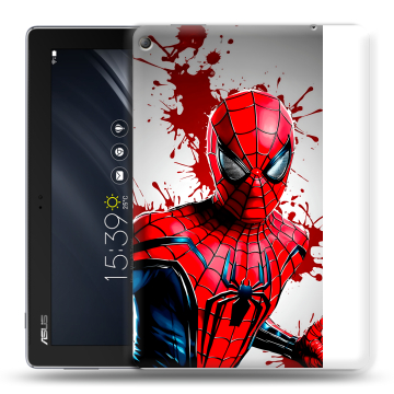 Силиконовый чехол на ASUS ZenPad 10 Z301ML с принтом Spiderman Человек паук