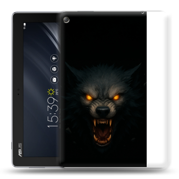 Силиконовый чехол на ASUS ZenPad 10 Z301ML с принтом Волк
