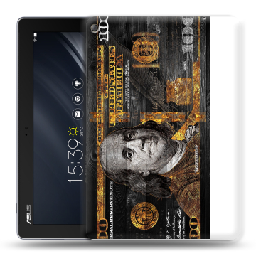 Силиконовый чехол на ASUS ZenPad 10 Z301ML с принтом Доллар деньги