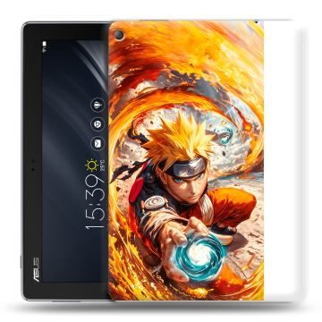Силиконовый чехол на ASUS ZenPad 10 Z301ML с принтом Аниме Наруто Naruto