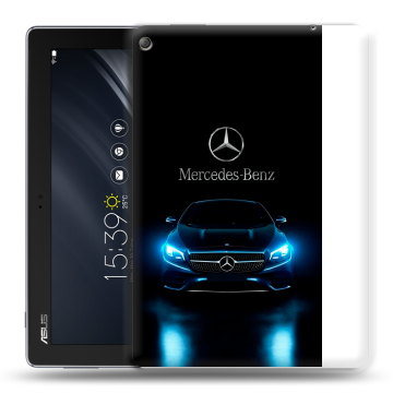 Силиконовый чехол на ASUS ZenPad 10 Z301ML с принтом Mercedes Мерседес