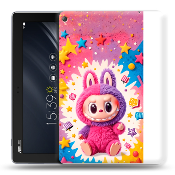 Силиконовый чехол на ASUS ZenPad 10 Z301ML с принтом Labubu Лабубу