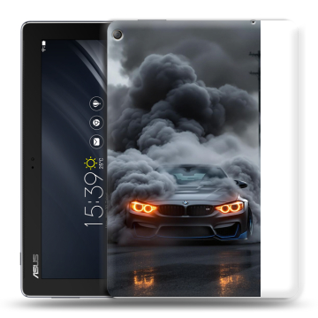 Силиконовый чехол на ASUS ZenPad 10 Z301ML с принтом BMW БМВ