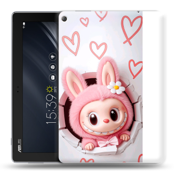 Силиконовый чехол на ASUS ZenPad 10 Z301ML с принтом Labubu Лабубу