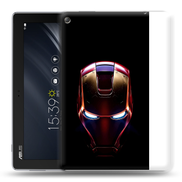 Силиконовый чехол на ASUS ZenPad 10 Z301ML с принтом IronMan Железный человек