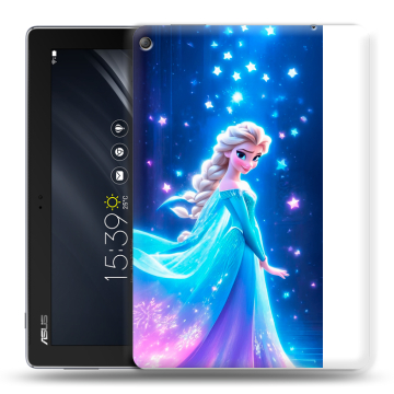 Силиконовый чехол на ASUS ZenPad 10 Z301ML с принтом Холодное сердце Frozen
