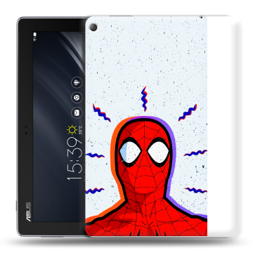 Силиконовый чехол на ASUS ZenPad 10 Z301ML с принтом Spiderman Человек паук