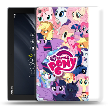 Силиконовый чехол на ASUS ZenPad 10 Z301ML с принтом My little pony Дружба чудо