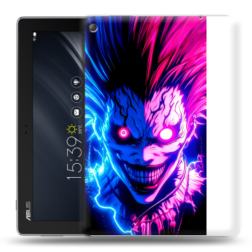 Силиконовый чехол на ASUS ZenPad 10 Z301ML с принтом Death note Тетрадь смерти