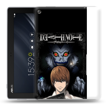 Силиконовый чехол на ASUS ZenPad 10 Z301ML с принтом Death note Тетрадь смерти