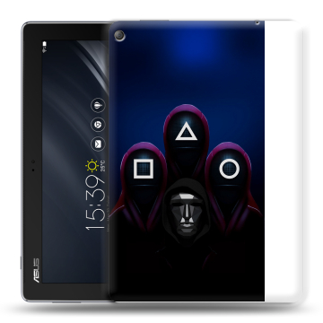 Силиконовый чехол на ASUS ZenPad 10 Z301ML с принтом Игра Кальмара
