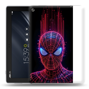 Силиконовый чехол на ASUS ZenPad 10 Z301ML с принтом Spiderman Человек паук