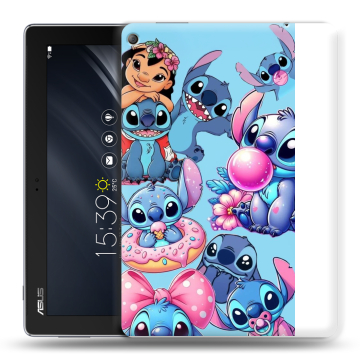 Силиконовый чехол на ASUS ZenPad 10 Z301ML с принтом Лило и Стич