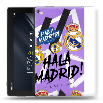 Силиконовый чехол на ASUS ZenPad 10 Z301ML с принтом Real Madrid Реал Мадрид