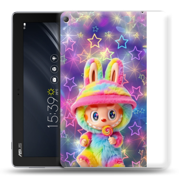 Силиконовый чехол на ASUS ZenPad 10 Z301ML с принтом Labubu Лабубу