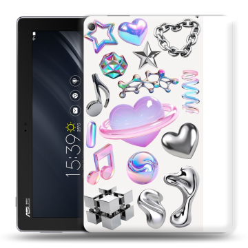 Силиконовый чехол на ASUS ZenPad 10 Z301ML с принтом Y2K