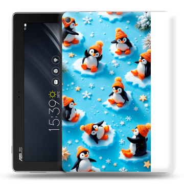 Силиконовый чехол на ASUS ZenPad 10 Z301ML с принтом Новый год