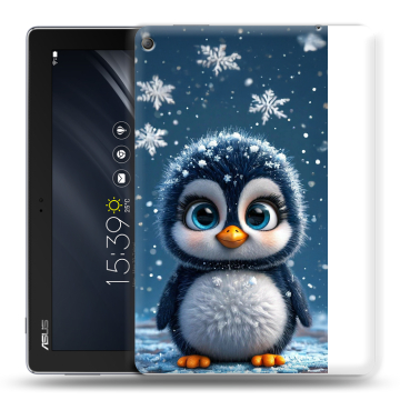Силиконовый чехол на ASUS ZenPad 10 Z301ML с принтом Новый год